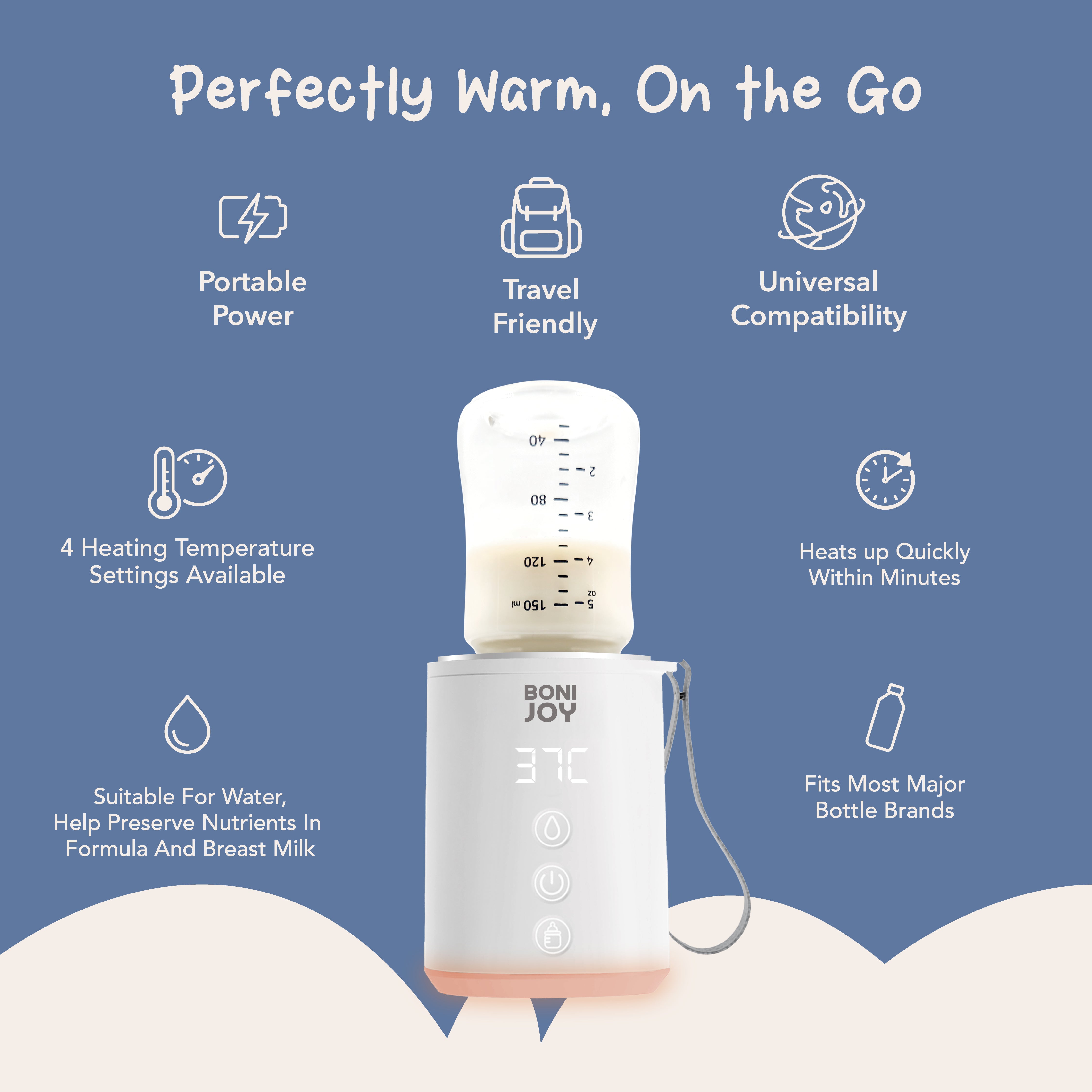 Heat Buddee GO™ Portable Bottle Warmer